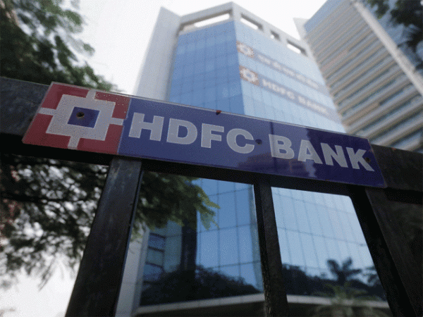 hdfc bank trades in green on the bourses