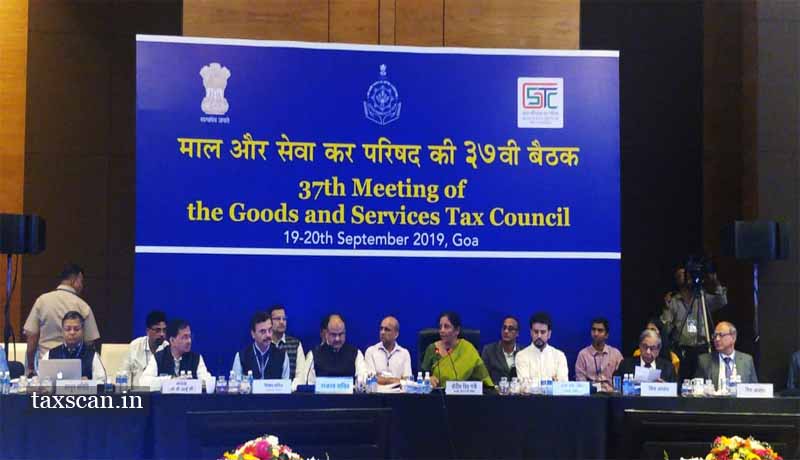 gst rate on services as recommended by the gst council in its 37th meeting