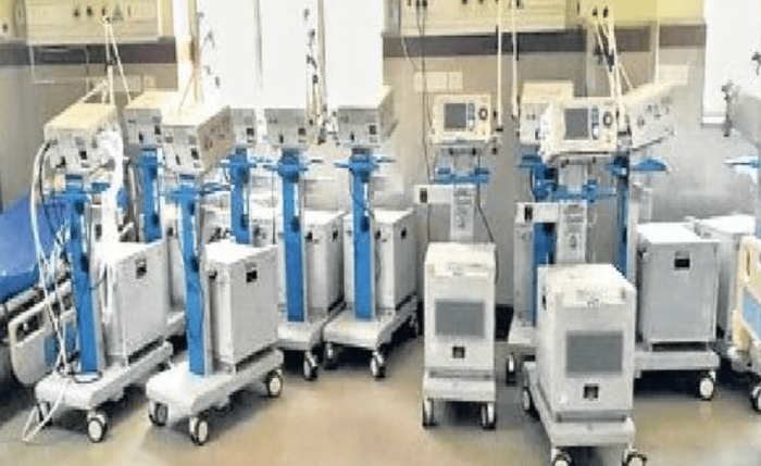 95 ventilators lying unused in RNT hospital