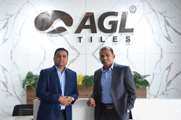 Mr Kamlesh Patel CMD and Mr Mukesh Patel MD Asian Granito India Ltd
