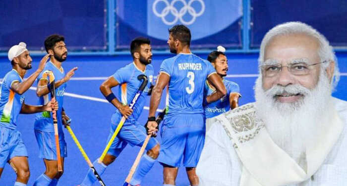 PM on Indian hockey team