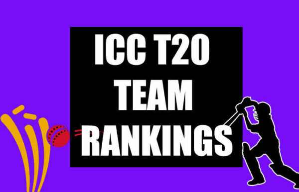 ICC T20 rankings ICC T20 rankings
