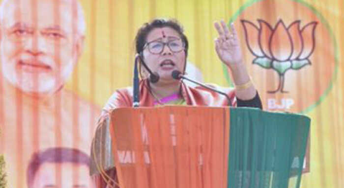bjp brought government to people manipur party chief