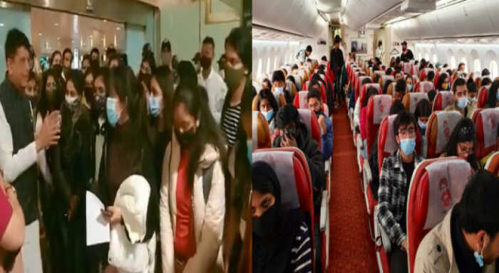 india launches operation ganga flies back 219 nationals from ukraine