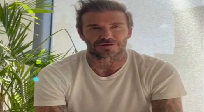 beckham hands over instagram account to ukrainian doctor