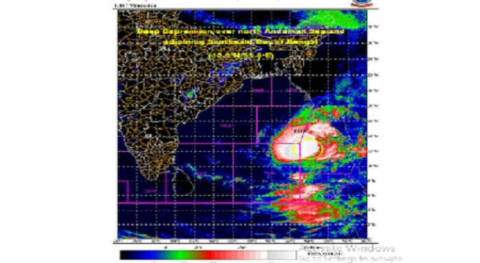 deep depression over andaman sea moves northwards met