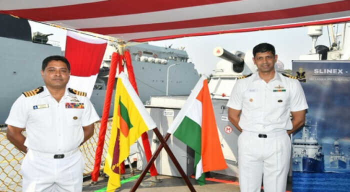 india sri lanka commence bilateral naval exercise