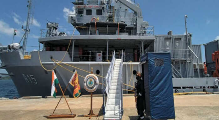 ins nireekshak visits sri lanka
