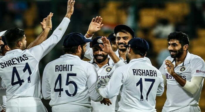 pink ball test india dominate day 1 reduce sl 86 6