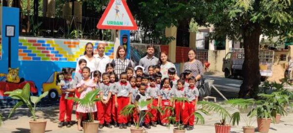 School children present at the inaugration ceremony of Child Priority Zone in Udaipur School children present at the inaugration ceremony of Child Priority Zone in Udaipur