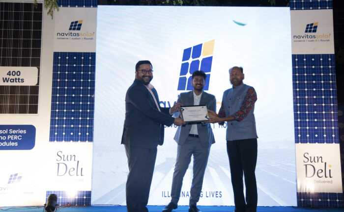 SUNDELI a young B2B brand has tied up with NAVITAS Solar as their sole distributor in Rajasthan.