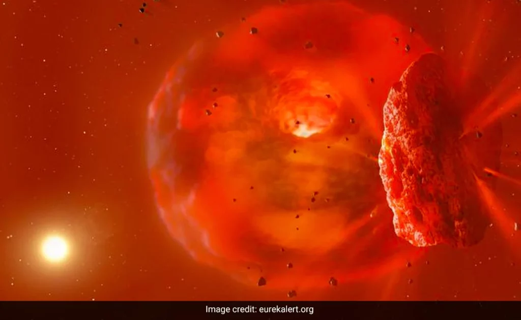 Astronomers spot afterglow of two giant planets colliding in distant star system