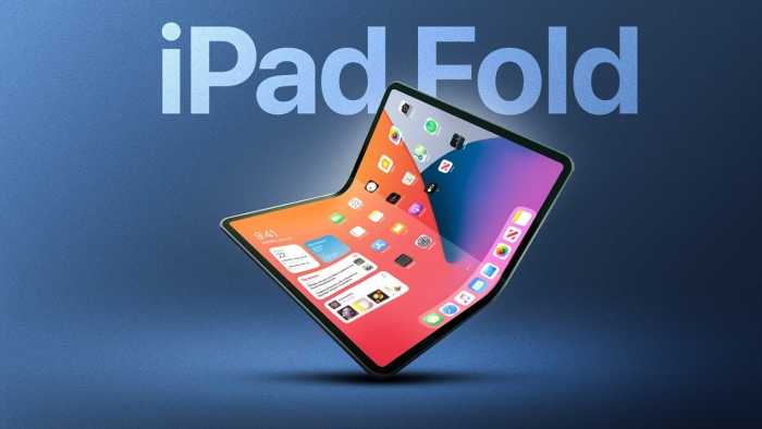 Foldable iPad