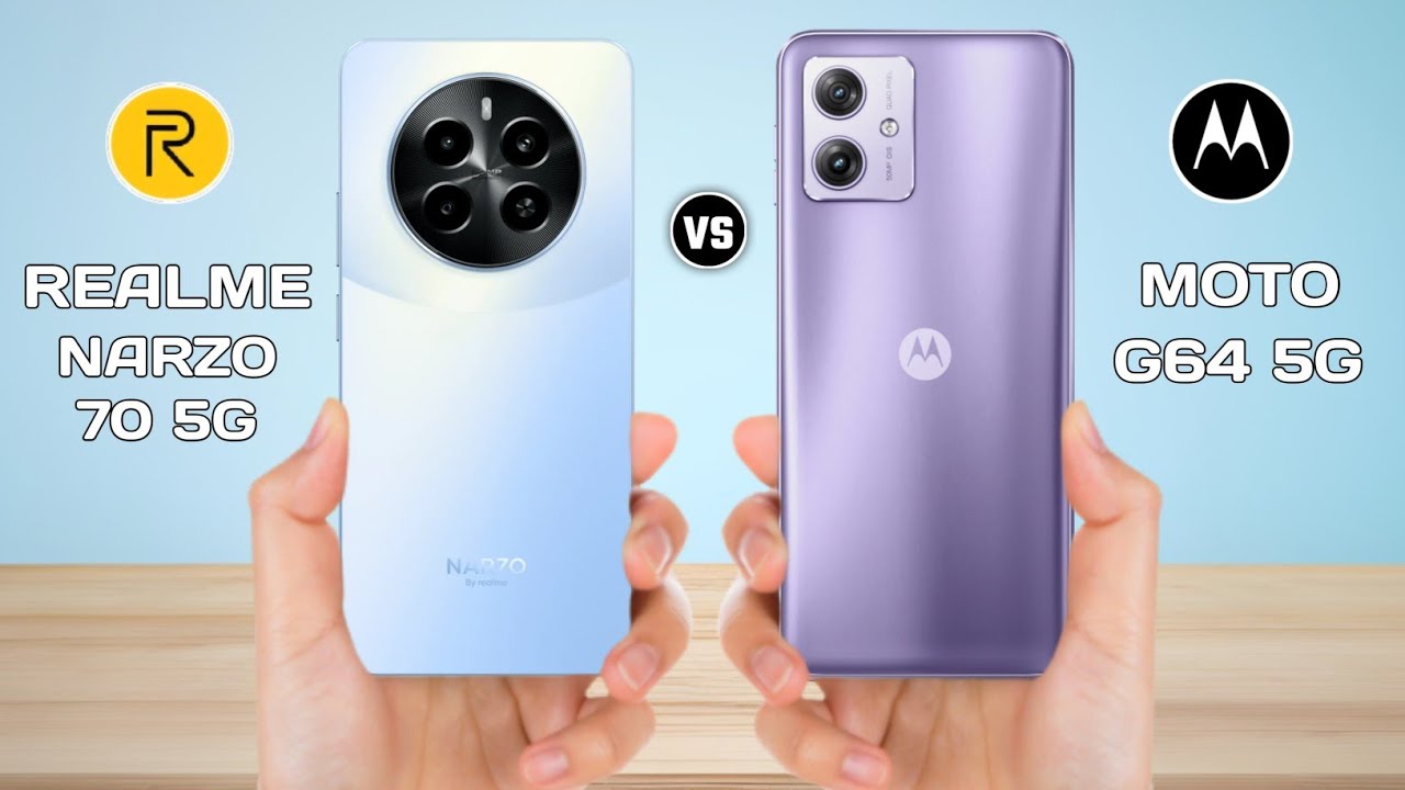 Realme Narzo 70 5G vs Moto g64 5G