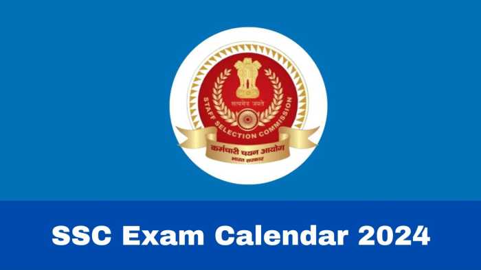 SSC Exam Calendar 2024 Revised