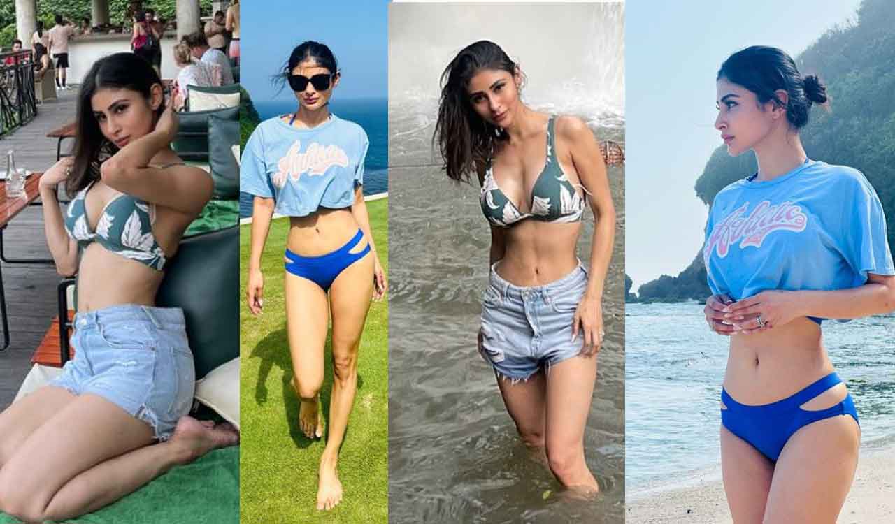 Mouni Roy Enjoys Beach Vacation in Bali