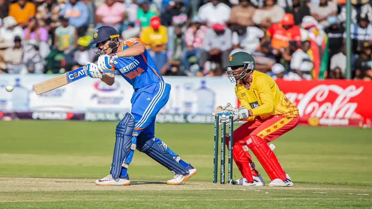 India Beats Zimbabwe