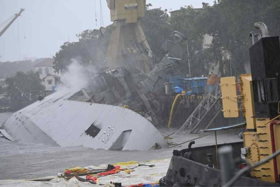 Sailor missing after fire breaks out on INS Brahmaputra