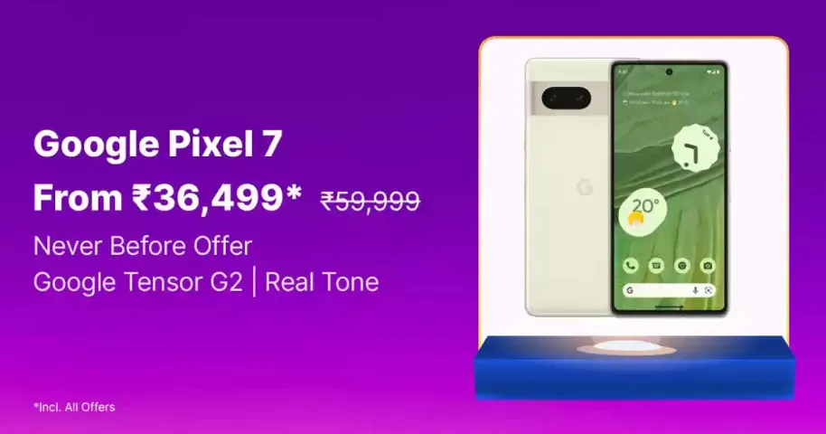 Google Pixel 7 discount on Flipkart