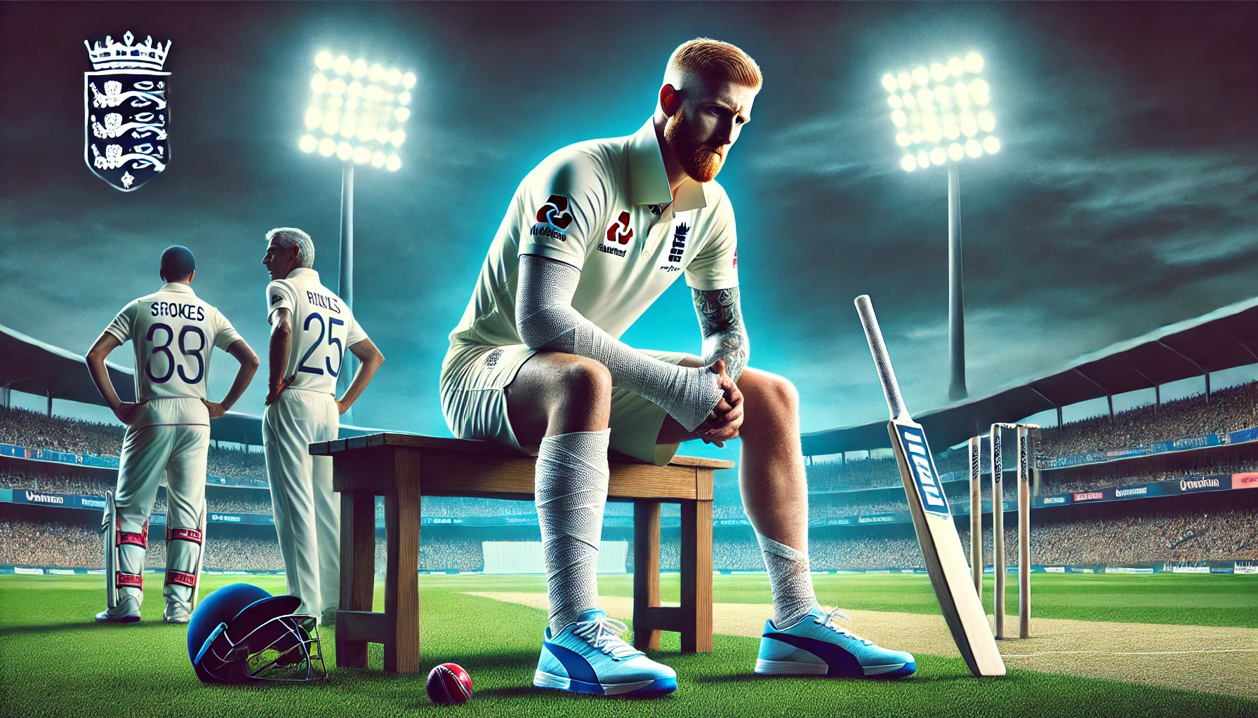 England Test captain Ben Stokes sidelined due to a hamstring injury
