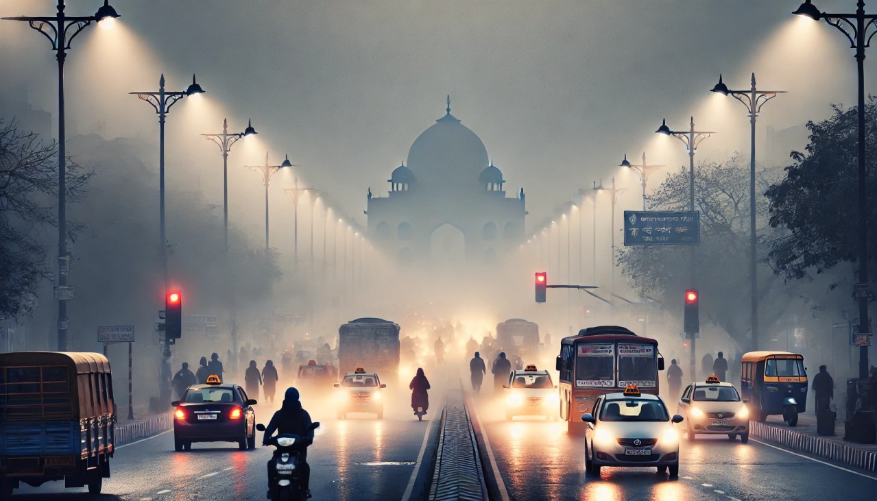 Dense Fog Engulfs Delhi-NCR