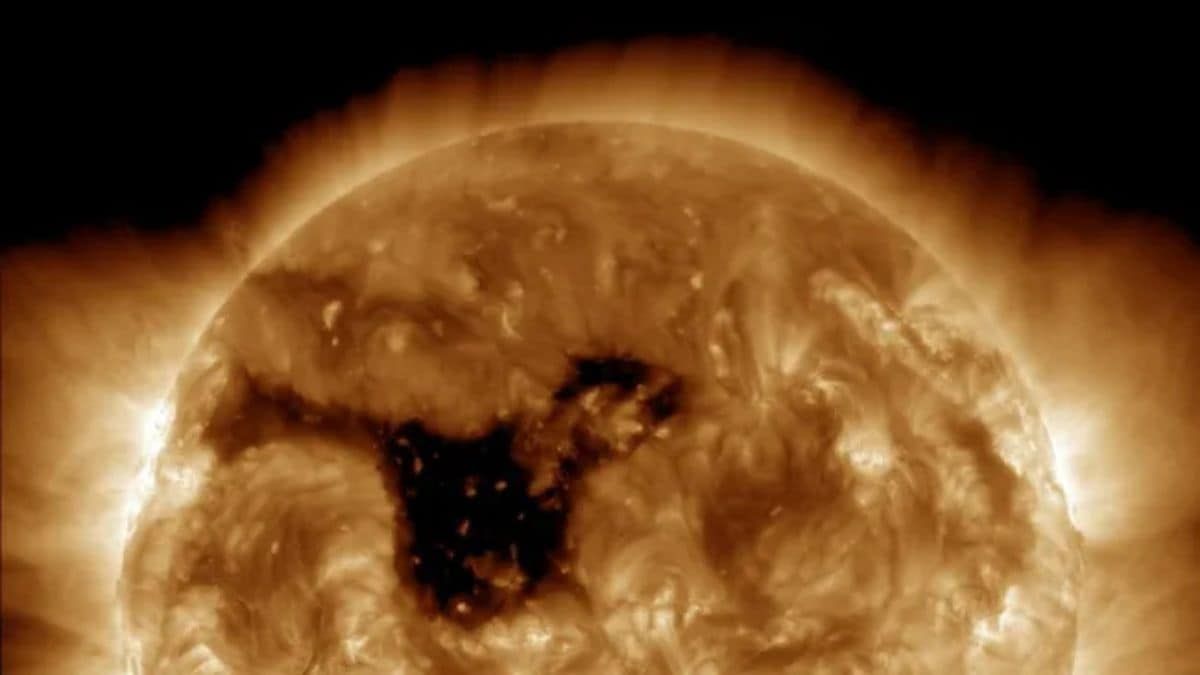 Sun Sends Solar Wind