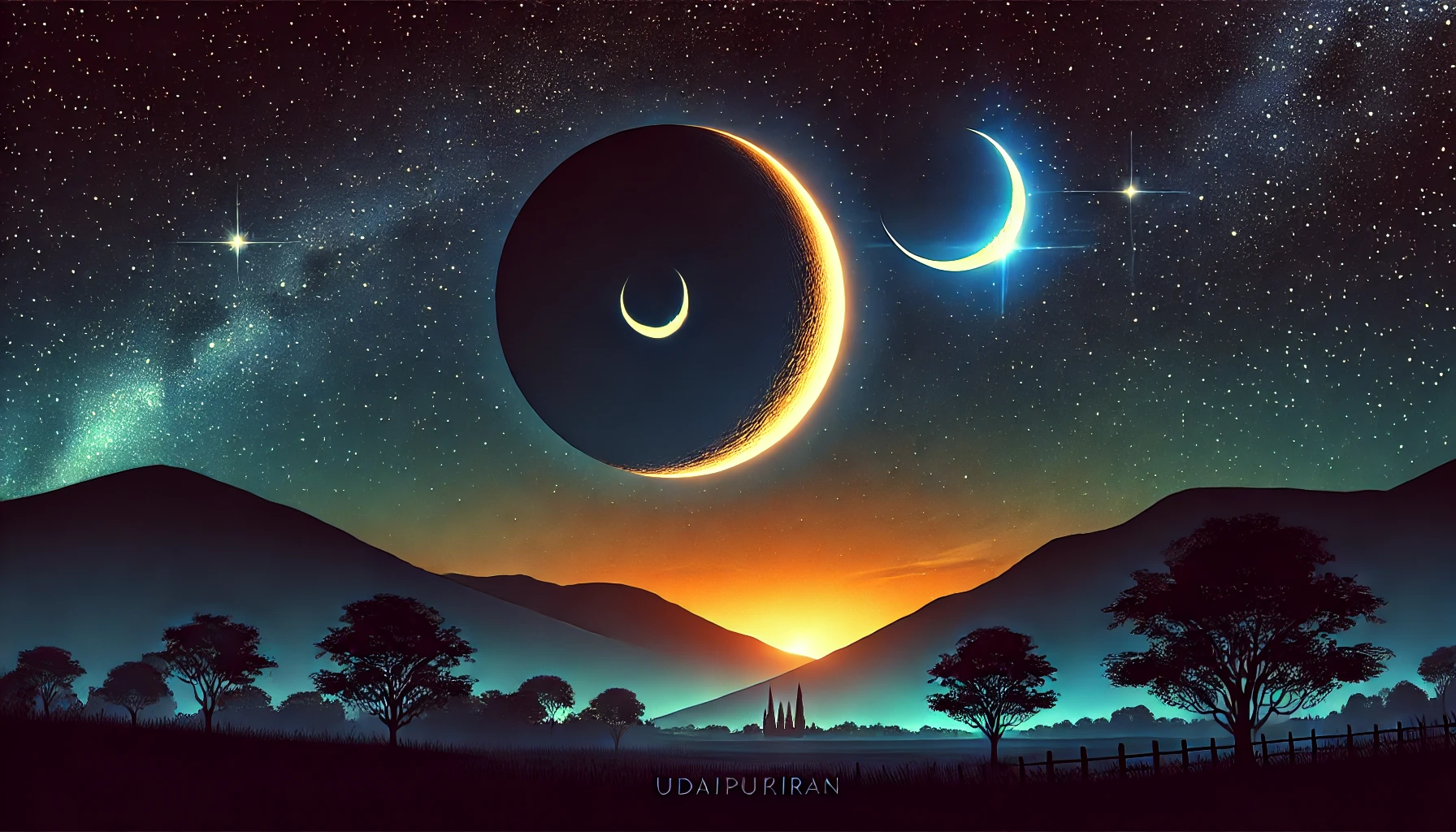 Venus and Moon