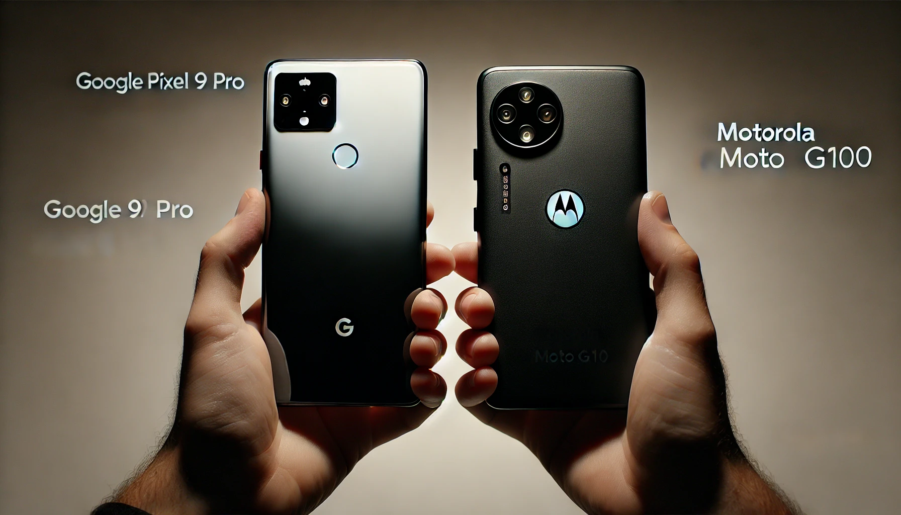 Google Pixel 9 Pro vs Motorola Moto G100