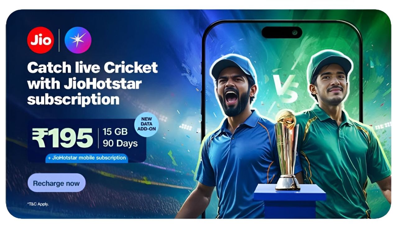Jio ₹195 Cricket Plan
