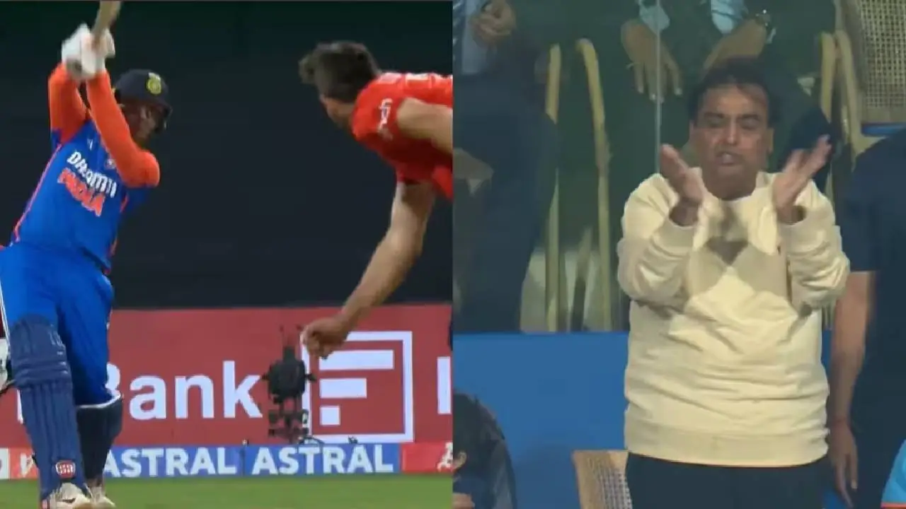 Mukesh Ambani Abhishek Sharma