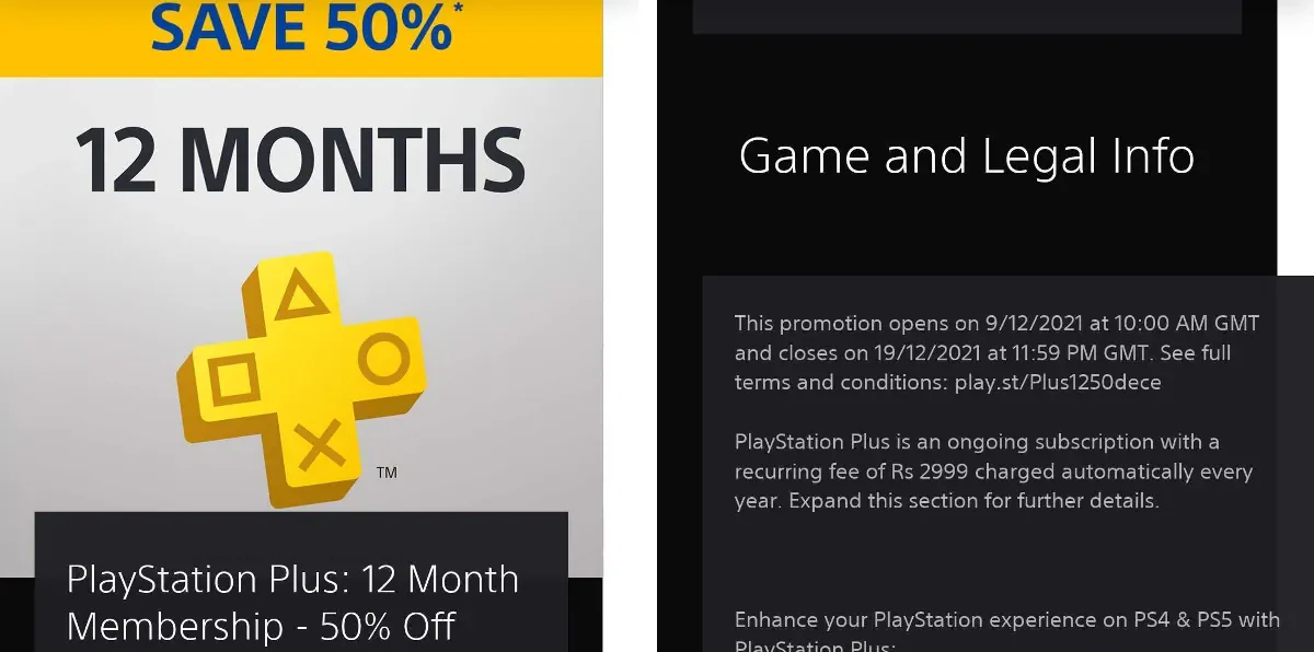 PlayStation Plus India sale