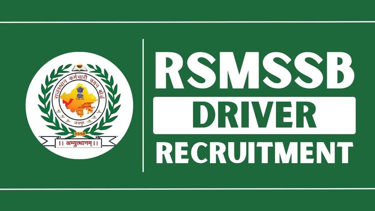 Rajasthan Driver Recruitment