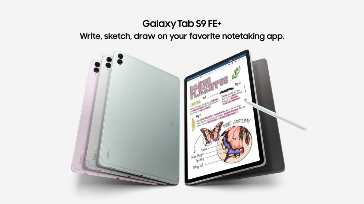 Samsung Galaxy Tab S10 FE and Tab S10 FE+ Screen Sizes, RAM, and Storage Leaked