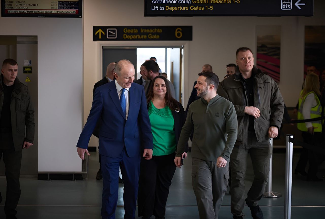 Zelenskyy Meets Irish Prime Minister
