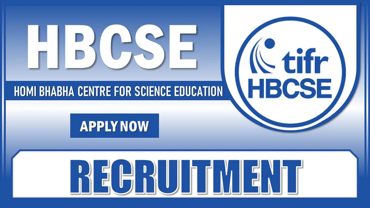 HBCSE TIFR Recruitment 2025