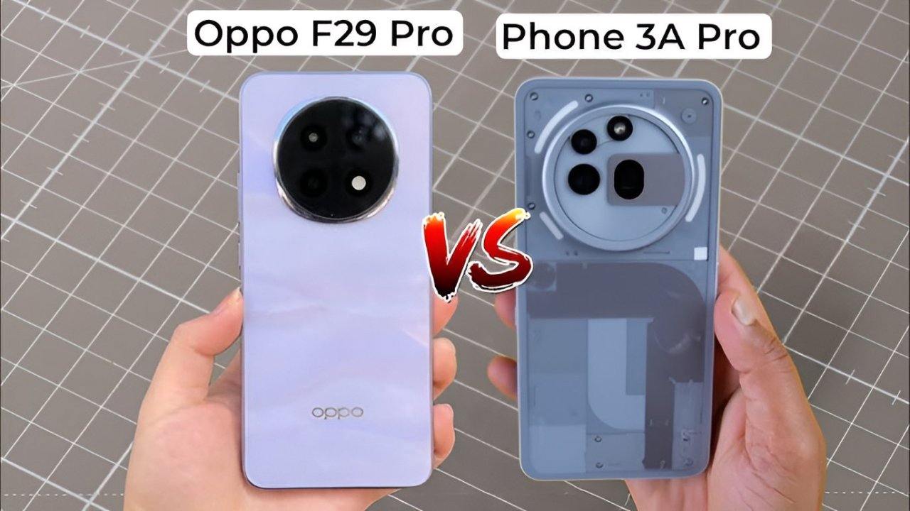 Oppo F29 Pro 5G vs Nothing Phone 3a Pro