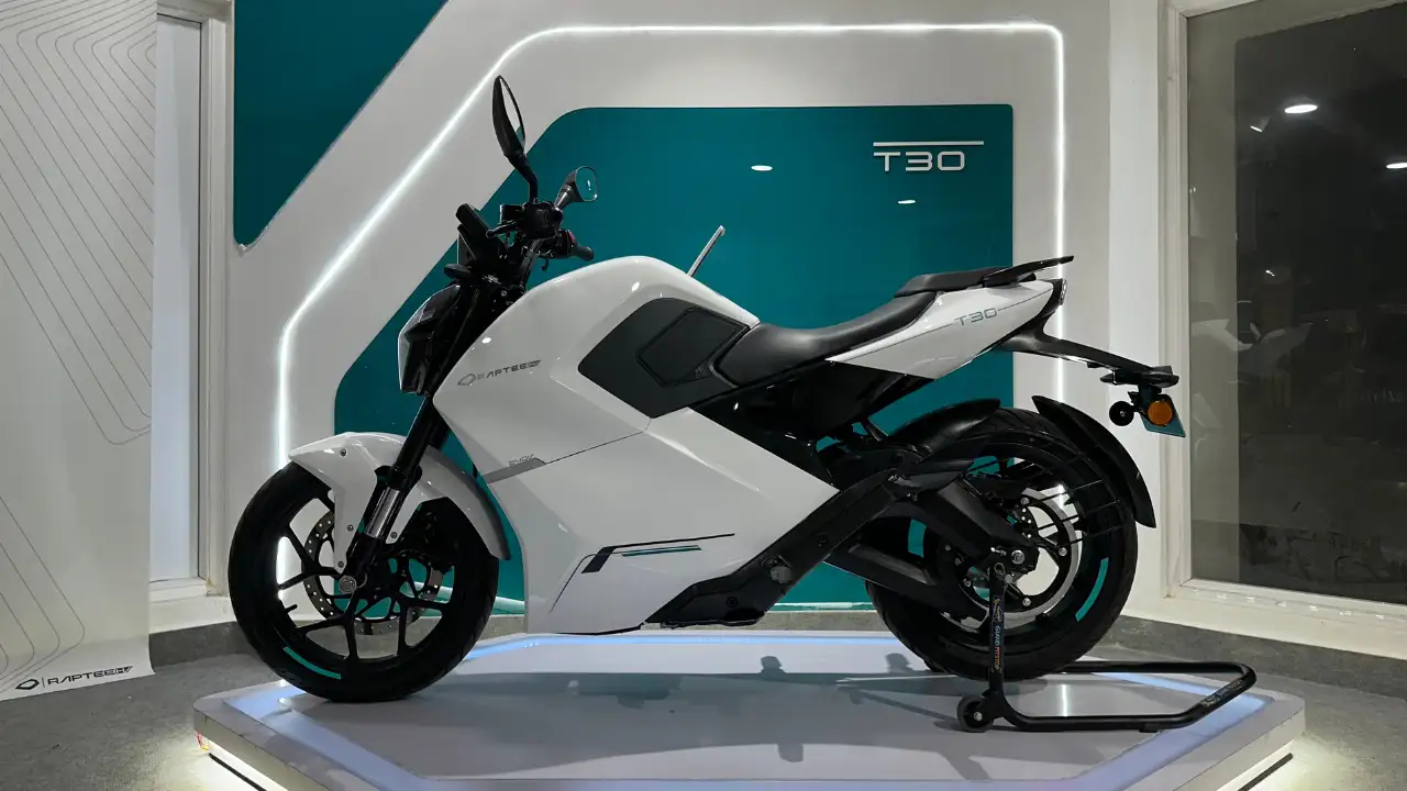 Raptee T30 Introduces 240V Architecture to Electric Bikes: A Technological Leap in EV Motorcycles