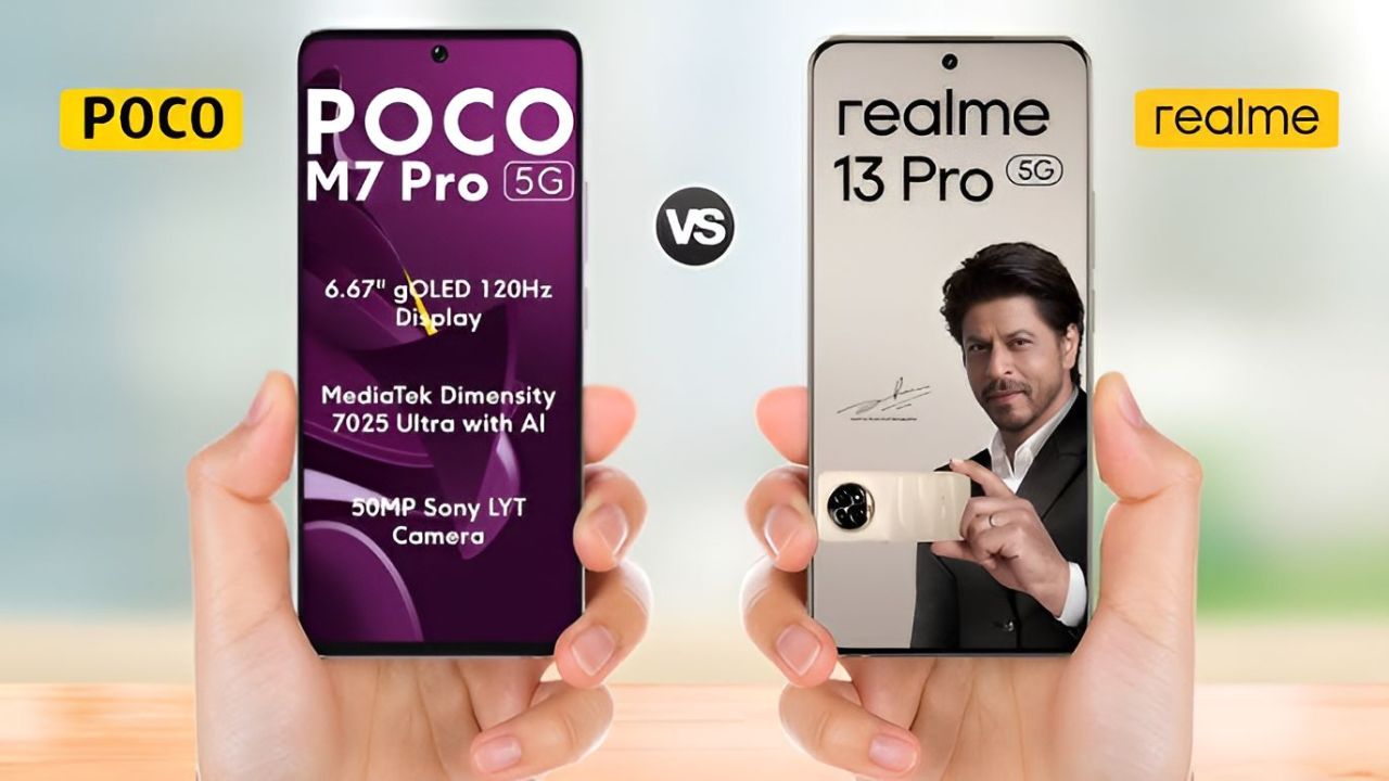 Realme 13 Pro 5G vs Poco M7 Pro 5G