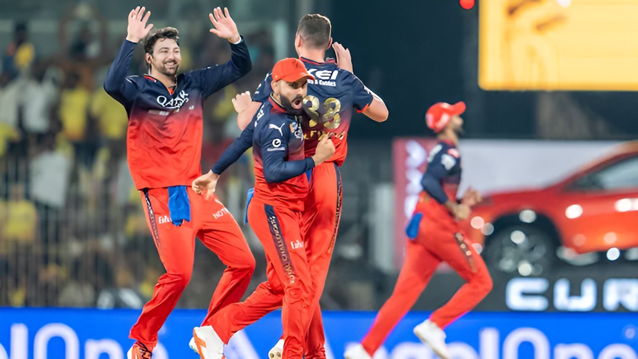 Royal Challengers Bengaluru (RCB) stunned Chennai Super Kings
