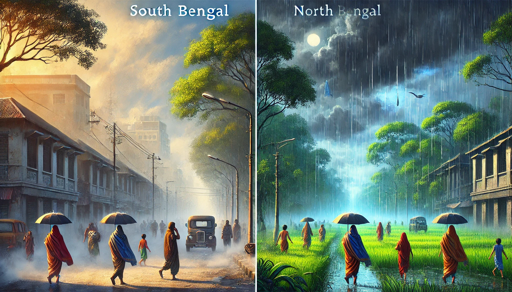 Temperature Drops in South Bengal
