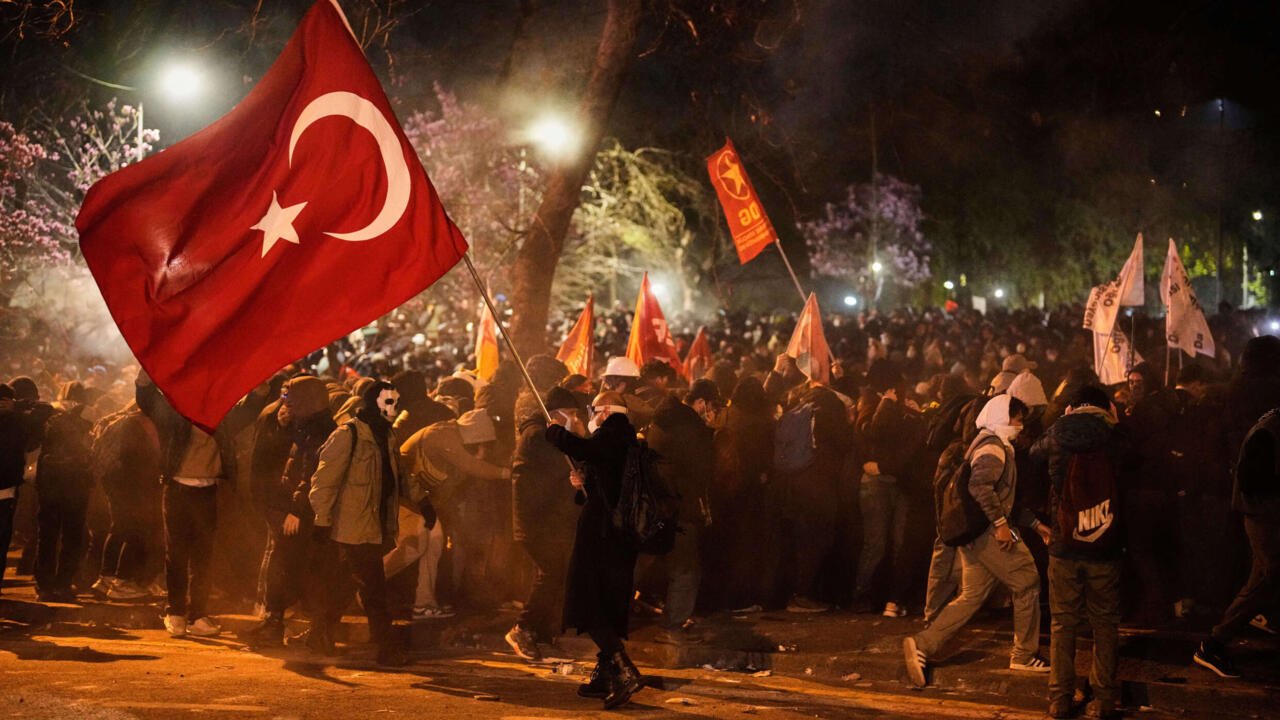 Turkey Protests Erupt Over Istanbul Mayor Arrested