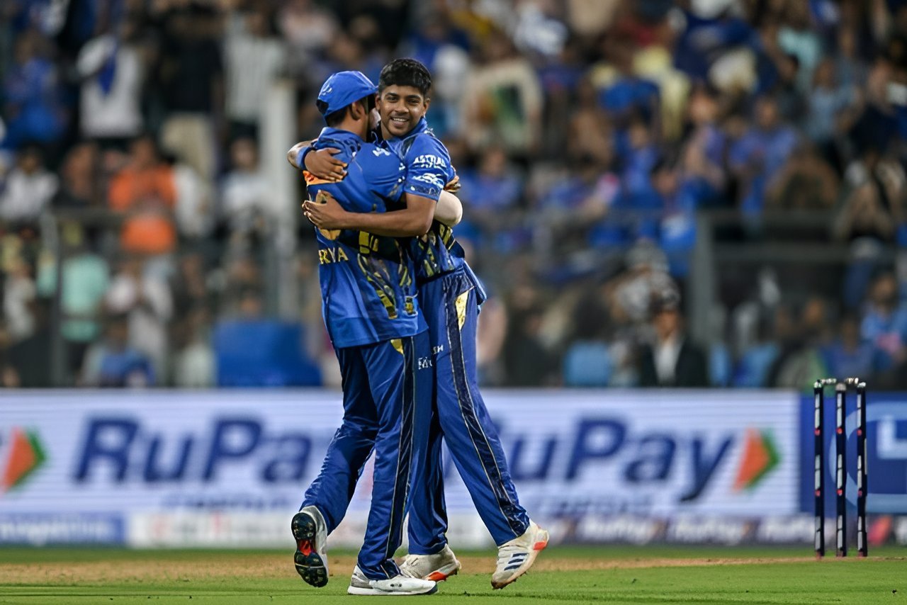 Mumbai Indians Secure First Win