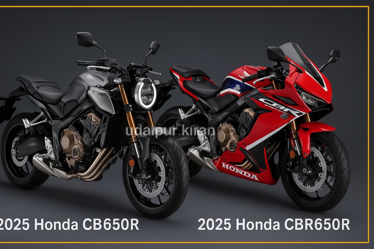 2025 Honda CB650R and CBR650R