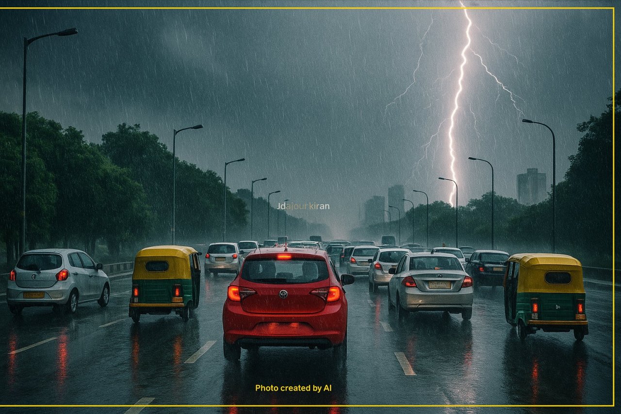 Heavy Rain and Thunderstorms Lash Delhi-NCR