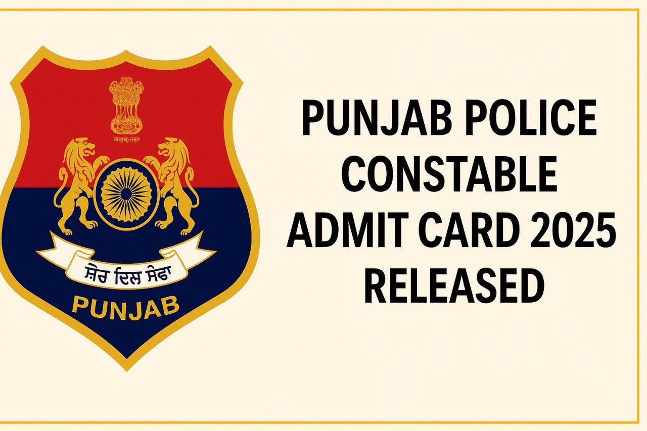 Punjab Police Constable Admit Card