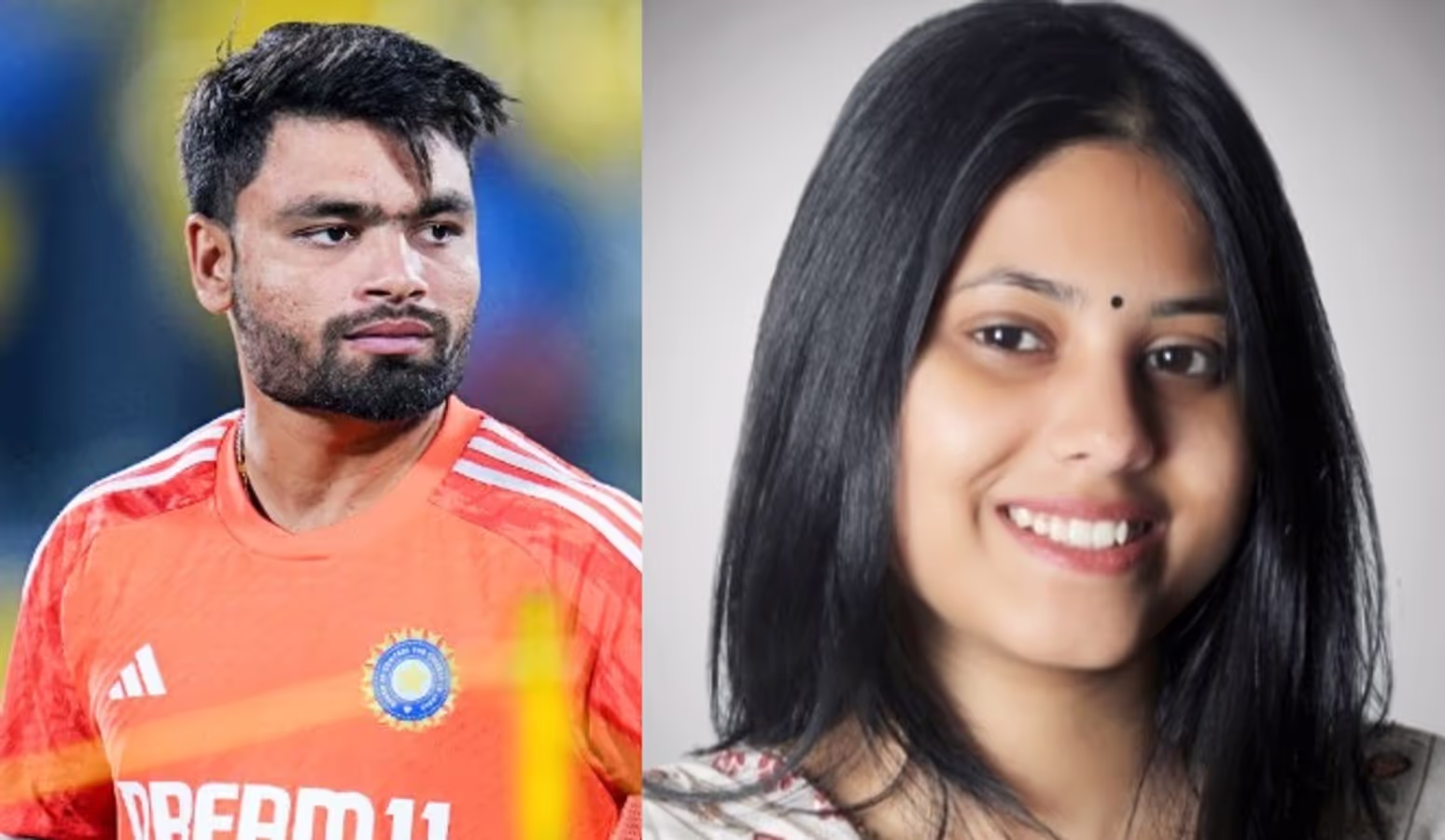 Rinku Singh and MP Priya Saroj