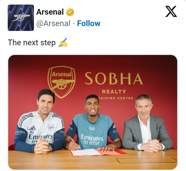 Arsenal Cristhian Mosquera signing