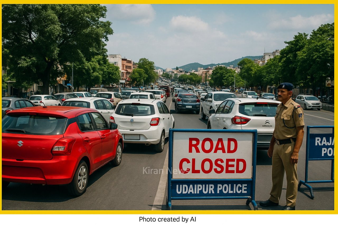 Traffic Arrangements Announced for Independence Day Celebrations in Udaipur