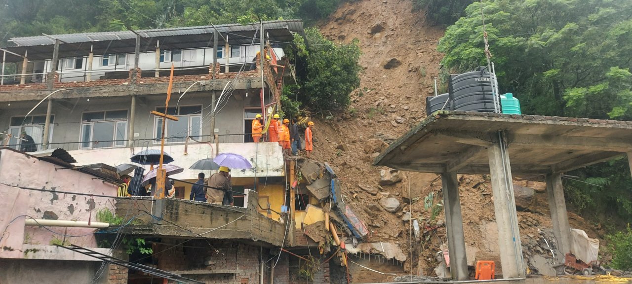 Landslide in Kullu