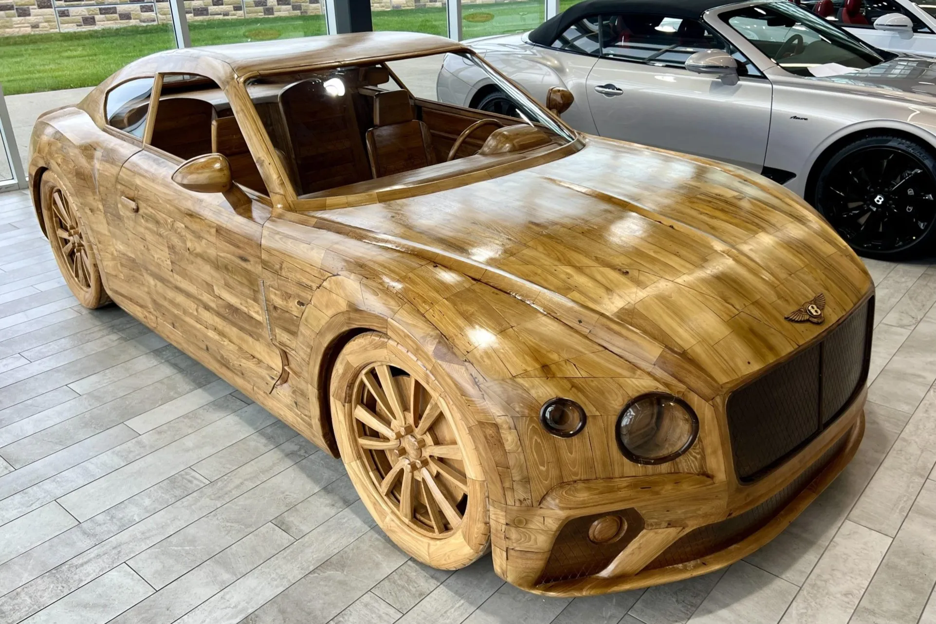 wooden Bentley Continental GT